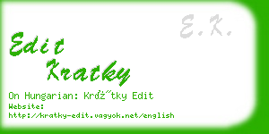 edit kratky business card